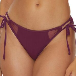 NWT BECCA‎ Women’s Muse Cut-Out Hipster Bikini Bottom – Large